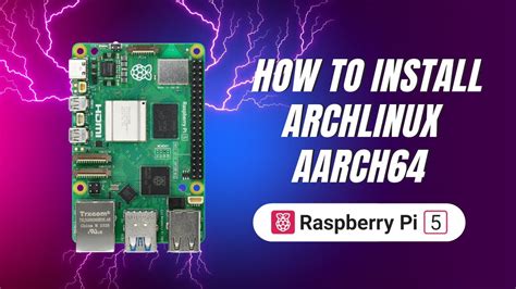 How To Install Archlinux On Raspberrypi 5 2024 YouTube