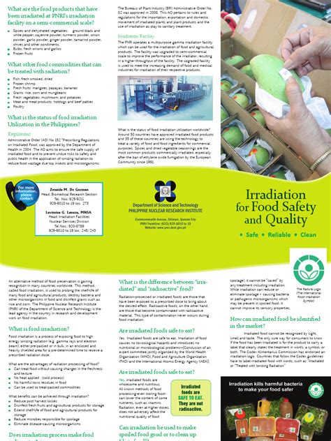 Irradiation For Food Safety and Quality | PDF | Irradiation | Food And ...