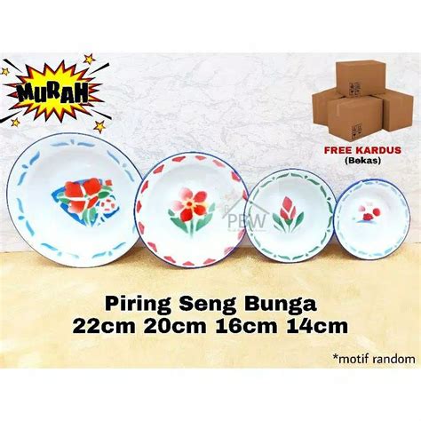 Jual Piring Seng Jadul Cm Enamel Tin Kaleng Vintage Makan Kuno