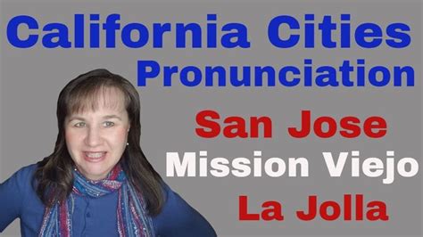 California City Names Pronunciation | California city, Pronunciation ...