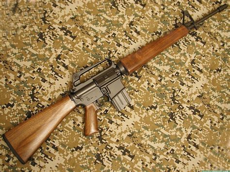 Brown rifle, gun, assault rifle, AR-15, wood HD wallpaper | Wallpaper Flare