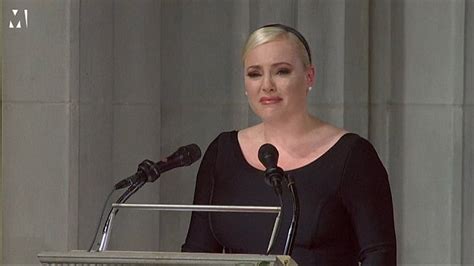 Watch Meghan Mccain Gives Emotional Eulogy At Her Fathers Funeral