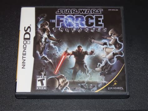 Star Wars The Force Unleashed Nintendo Ds Video Game Complete With Game