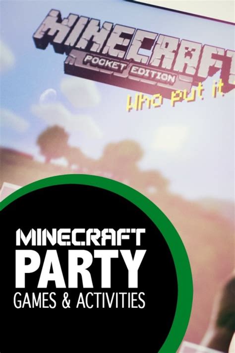 Minecraft Party Games and Activities - A Spectacled Owl