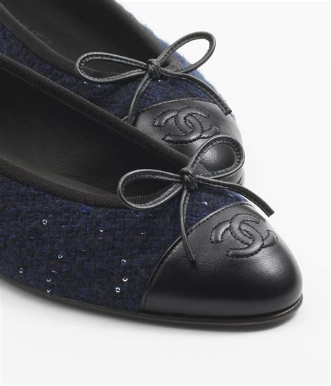 Chanel Ballerina Flats Tweed Lambskin Leather Spring Summer