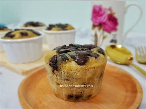 Resipi Muffin Pisang Coklat Sukatan Cawan Tanpa Mixer Yang Sangat