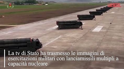 Corea Nord Lancio Di Missili Nucleari I Test Sulla Tv Di Stato Di