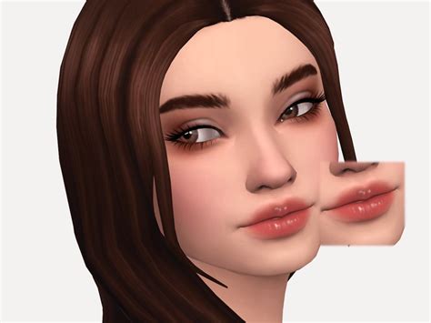 Sims 4 Cc Lipstick Maxis Match Lipstutorial Org