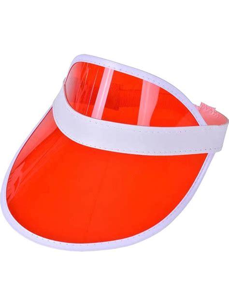 Adults Red Sun Visor Hat