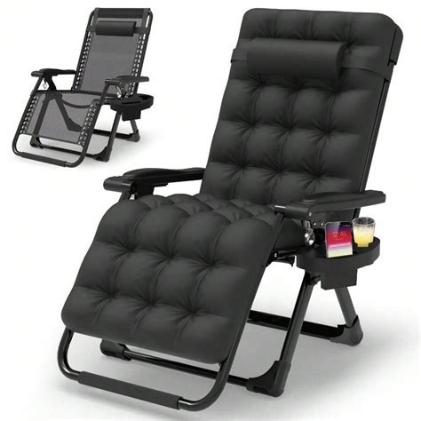 Suteck Zero Gravity Chair Reclining Camping Lounge Chair With