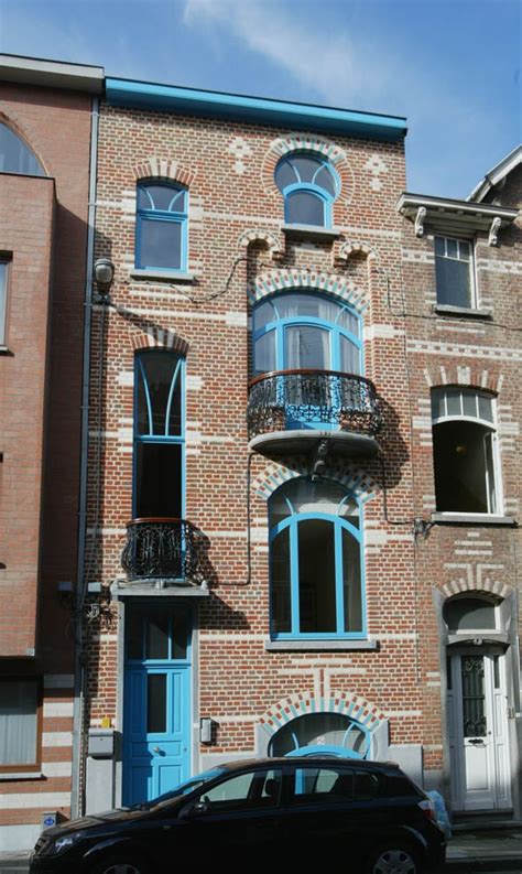 Burgerhuis In Art Nouveau Architectuur Art Nouveau Bouwkunde