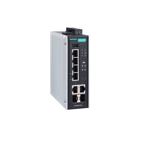 EDS P506A 4POE MM SC Moxa Managed PoE Ethernet Switch Touchpoint