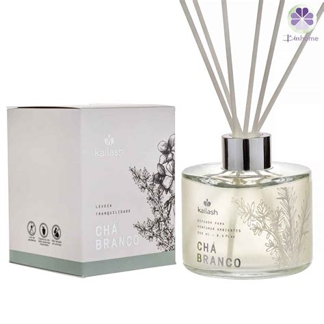 Difusor de Perfume Para Ambientes Chá Branco 250ml Kailash Lojinha