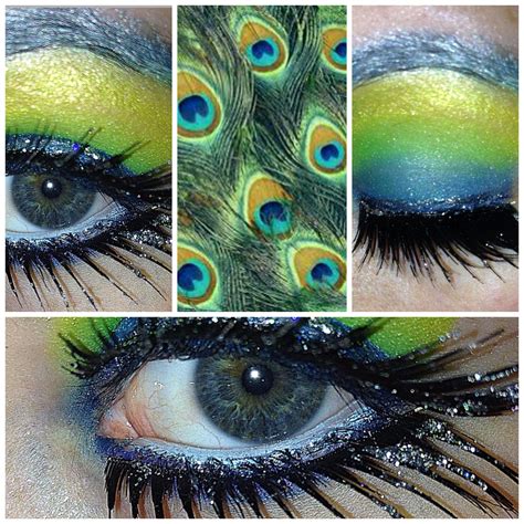 Peacock Eye Makeup Peacock Eye Makeup Eye Makeup Halloween Makeup