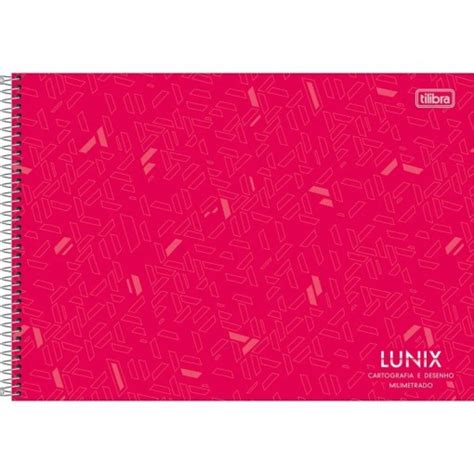 Caderno De Cartografia Milimetrado Tilibra 60 Folhas Lunix