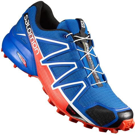 Salomon Speedcross 4 Herren Laufschuhe Blue Black Orange Fun Sport Vision