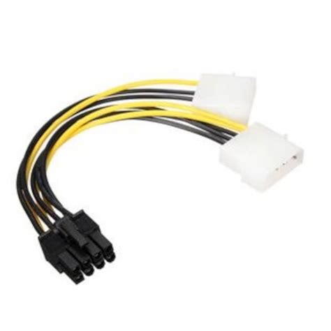 X Pin To X Molex Pin Pci E Video Card Power Adapter Cyber