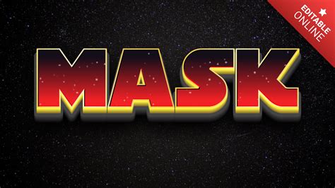 Mask | Text Effect Generator | TextStudio