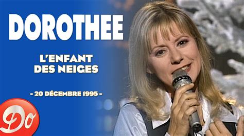 Dorothée L enfant des neiges PRESTATION CLUB DOROTHÉE 1995 YouTube