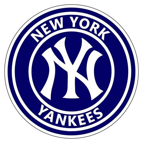 NY Yankees Vinyl Decal Stickers 4 Different Sizes Sports Hard Hats