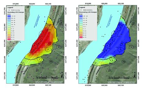 Insar Data Coverage For Both Sentinel Ascending And Descending Orbits