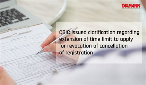 Cbic Issued Clarification Regarding Extension Of Time Limit To Apply