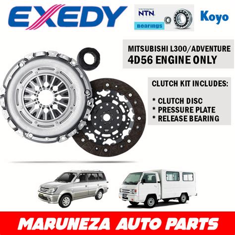 Clutch Kit Mitsubishi L300 Adventure Exedy Lazada Ph