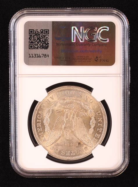 Morgan Silver Dollar Th Anniversary Ngc Brilliant