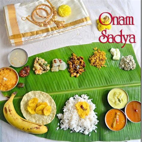 Onam Festival Food Kerala Onam Sadya Lunch Menu Kerala Food Sadya