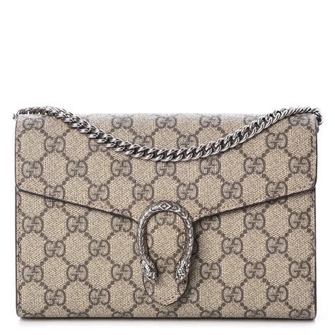 Gucci Gg Supreme Monogram Dionysus Chain Wallet