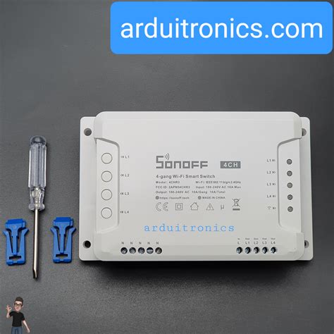 Sonoff 4CH PRO R3 Smart Wifi RF Switch Gang Working Modes Inching