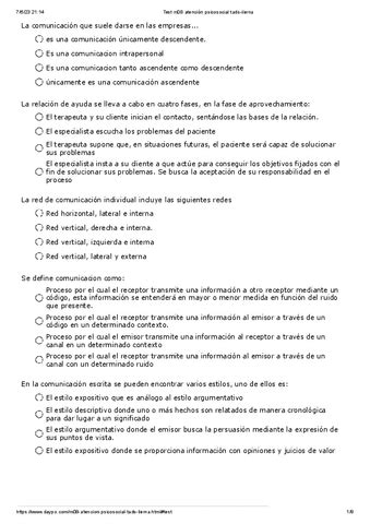 M08 Preguntas Atencion Psicosocial Tads Ilerna Pdf