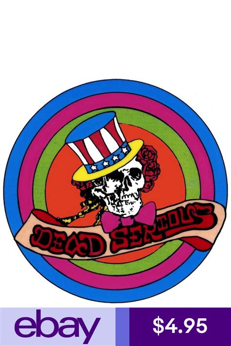 Grateful Dead Uncle Sam Bertha Cling On Decal 882512491732 Ebay