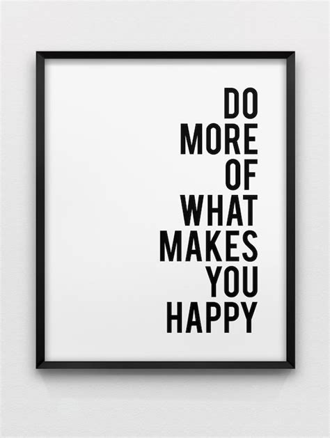 Motivational Wall Decor Do More Of What Makes You Happy Etsy