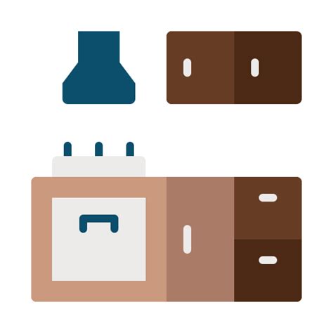 Kitchen cabinet Generic color fill icon