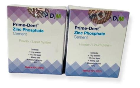 Kit De 2 Cementos De Fosfato De Zinc Prime Dental Meses Sin Intereses