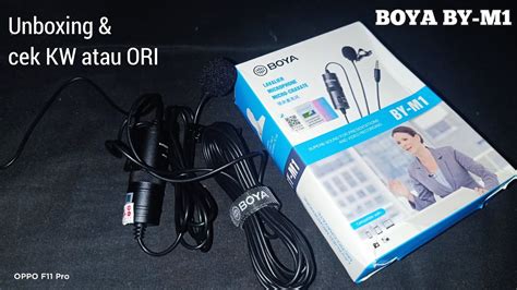 Mic Klip On Murah Meriah Unboxing Mic Boya By M1 YouTube