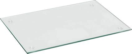 Harbour Housewares Glass Chopping Board X Cm Clear Medium