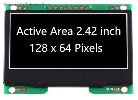 Display Module With Inch Oled Screen And X Resolution