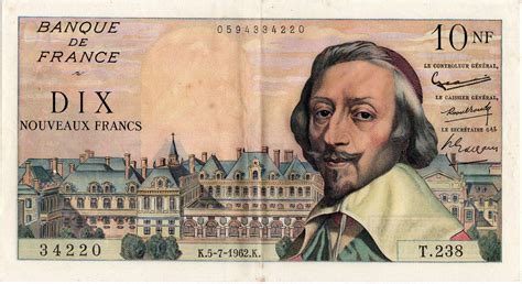 F Nouveaux Francs Type Richelieu Ttb Univers Monnaies