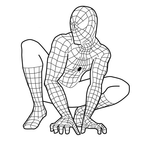 Free Printable Spiderman Coloring Pages For Kids