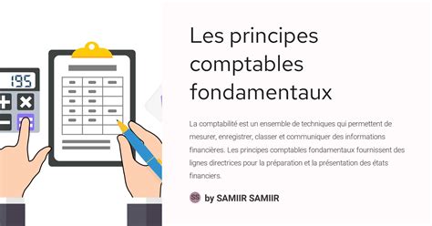 Les Principes Comptables Fondamentaux