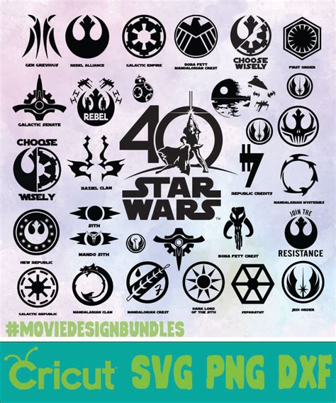 Star Wars Svg Png Dxf Star Wars Bundle Svg Png Dxf Star Wars Logo Svg ...