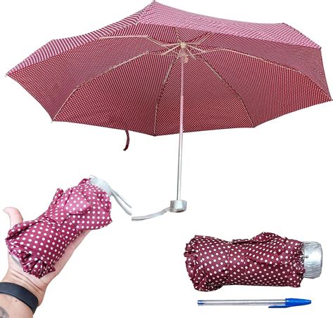 Mini Guarda Chuva Compacto Sombrinha Dobr Vel Varetas Cabe No Bolso