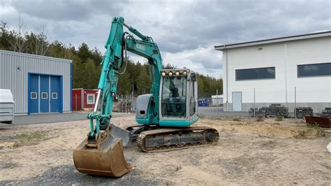 Grävmaskin Kobelco SK 70SR Jönköping Klaravik auktioner