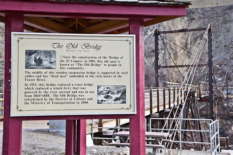 "The Old Bridge - Lillooet BC Canada" by KansasA | Redbubble