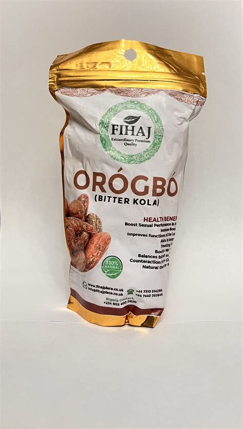 Bitter Kola Nut Orogbo - 100% Organic Garcinia Kola