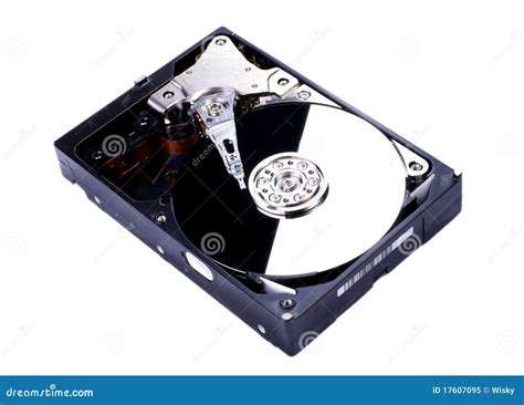hard disk  mirror stock image image  hightech