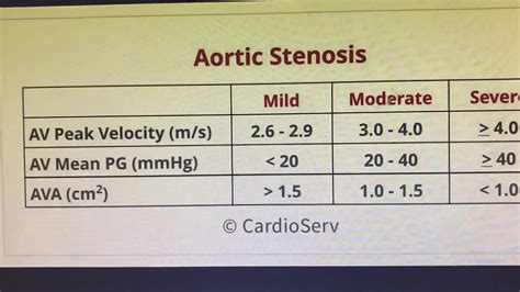 Aortic Valve Stenosis Grading