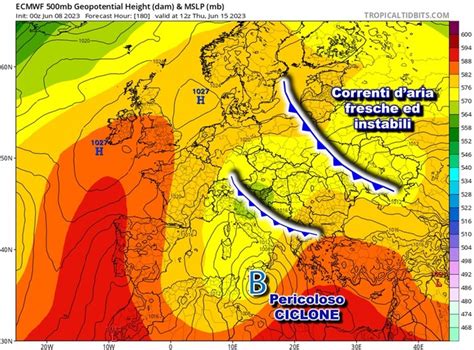 Meteo d ESTATE fino al WEEKEND poi arriva un CICLONE e sarà Forte